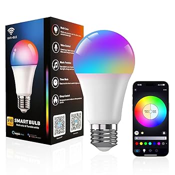 Amazon | OKALUMI LED電球 スマート電球 E26 調光調色 9W 800lm